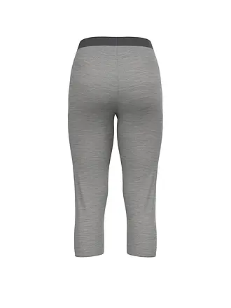 ODLO | Pantalon 3/4 Femme Merino 200 | grau